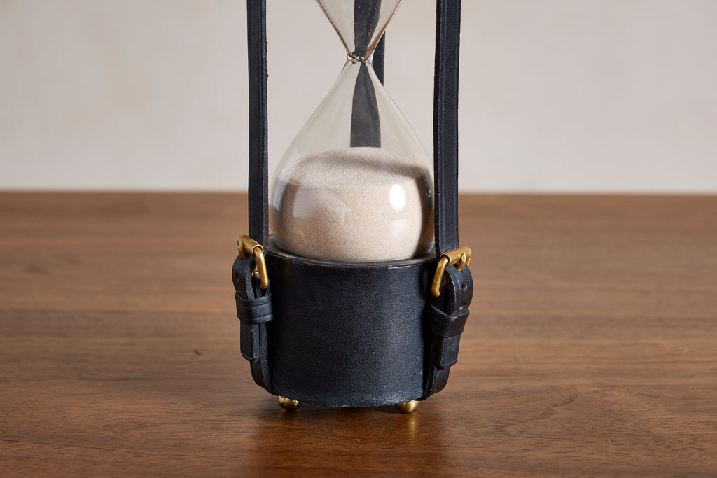 Hourglass attributed to Jacques Adnet