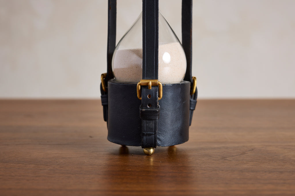 Hourglass attributed to Jacques Adnet