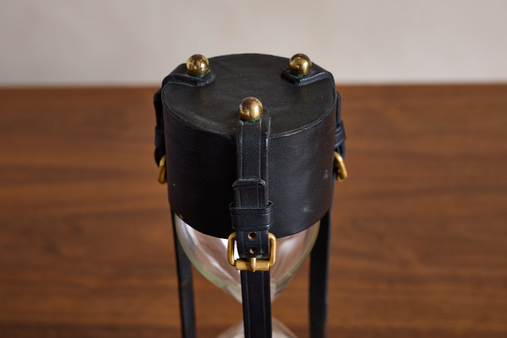 Hourglass attributed to Jacques Adnet