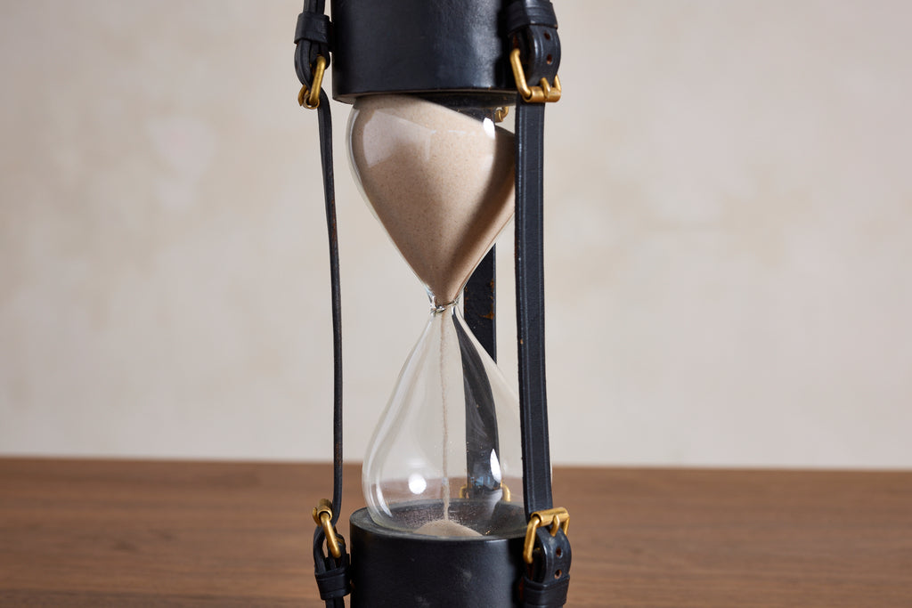 Hourglass attributed to Jacques Adnet