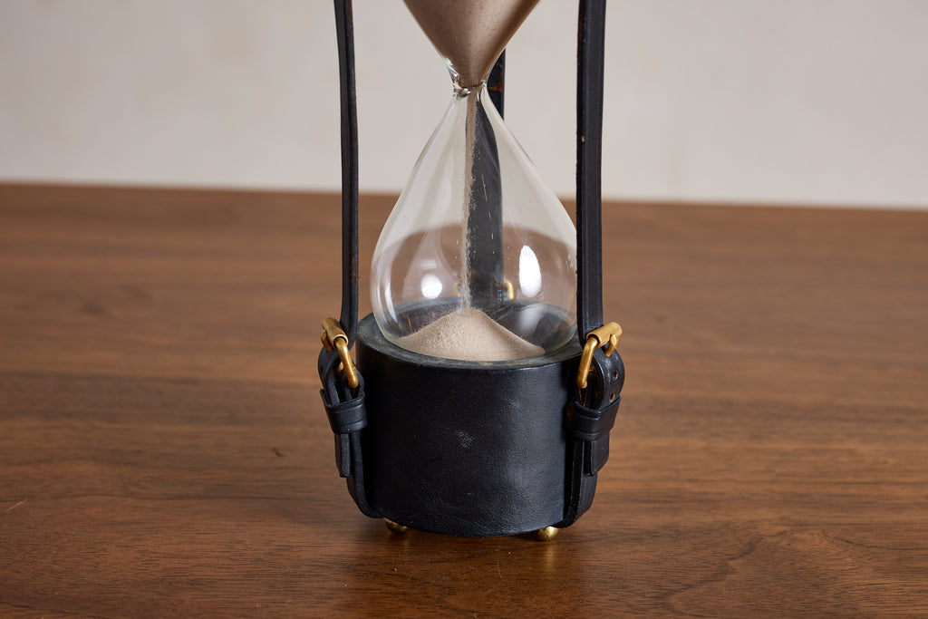 Hourglass attributed to Jacques Adnet