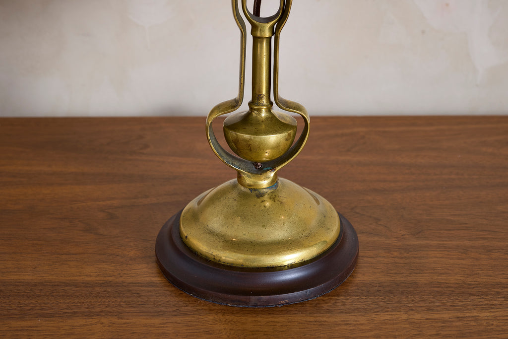 Brass Gimbal Table Lamp