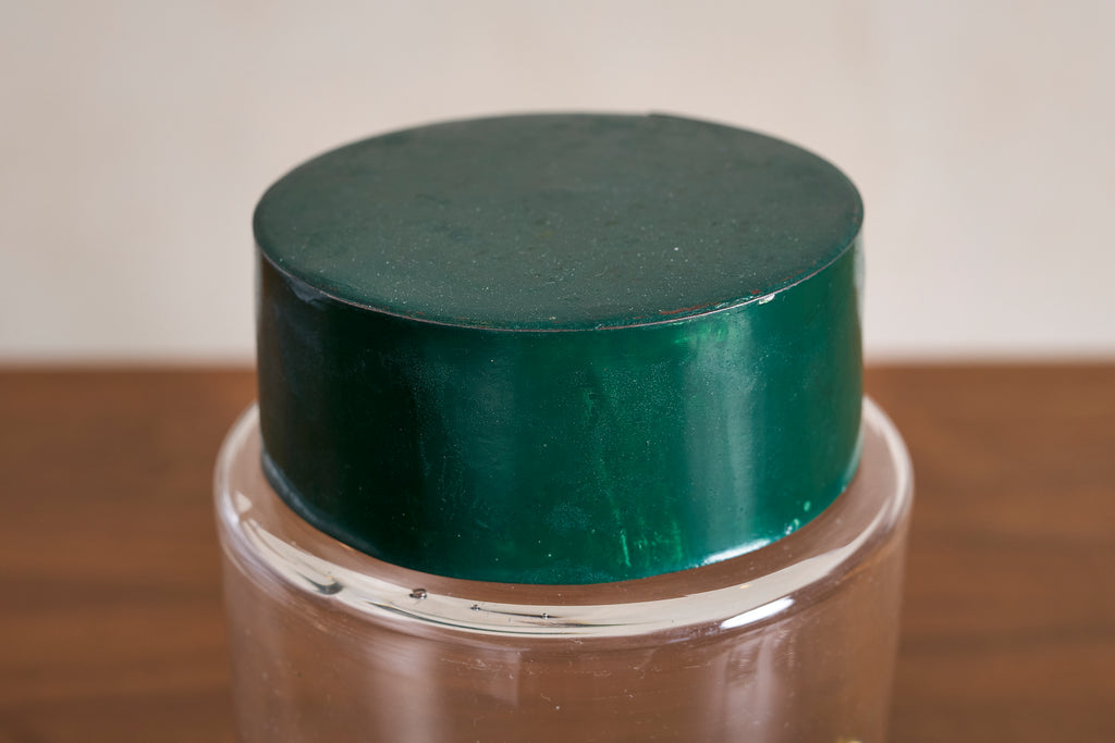 Set of 9 Apothecary Glass Jars, circa 1920's