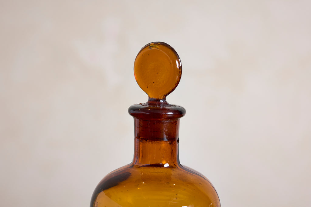 Set of 9 Apothecary Glass Jars, circa 1920's