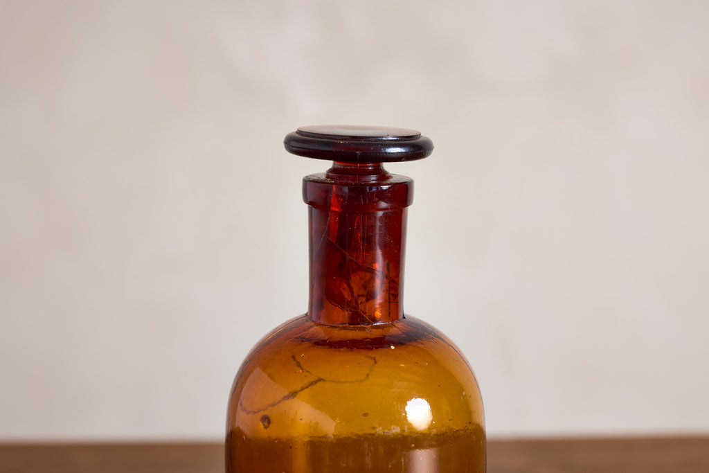 Set of 9 Apothecary Glass Jars, circa 1920's