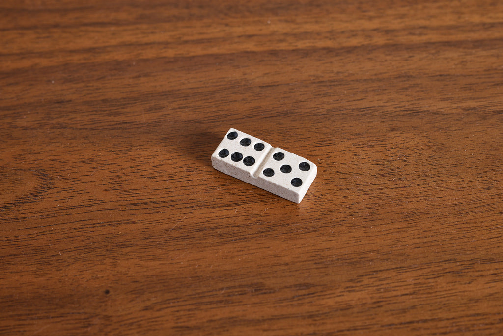 Vintage French Marble Domino Set