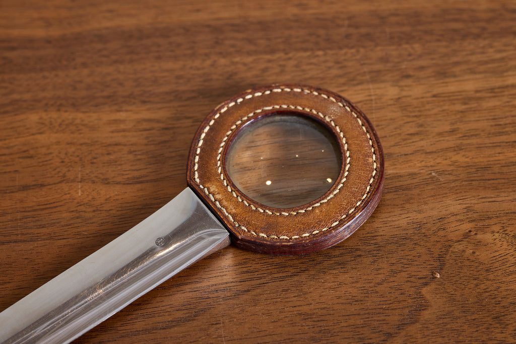 Jacques Adnet Style Leather Letter Opener