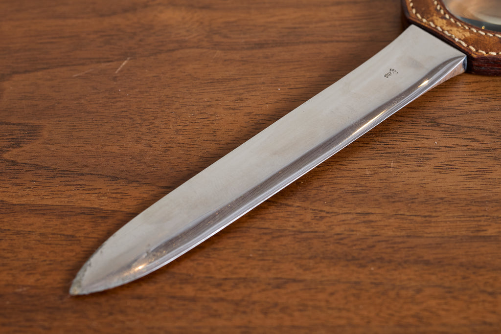 Jacques Adnet Style Leather Letter Opener