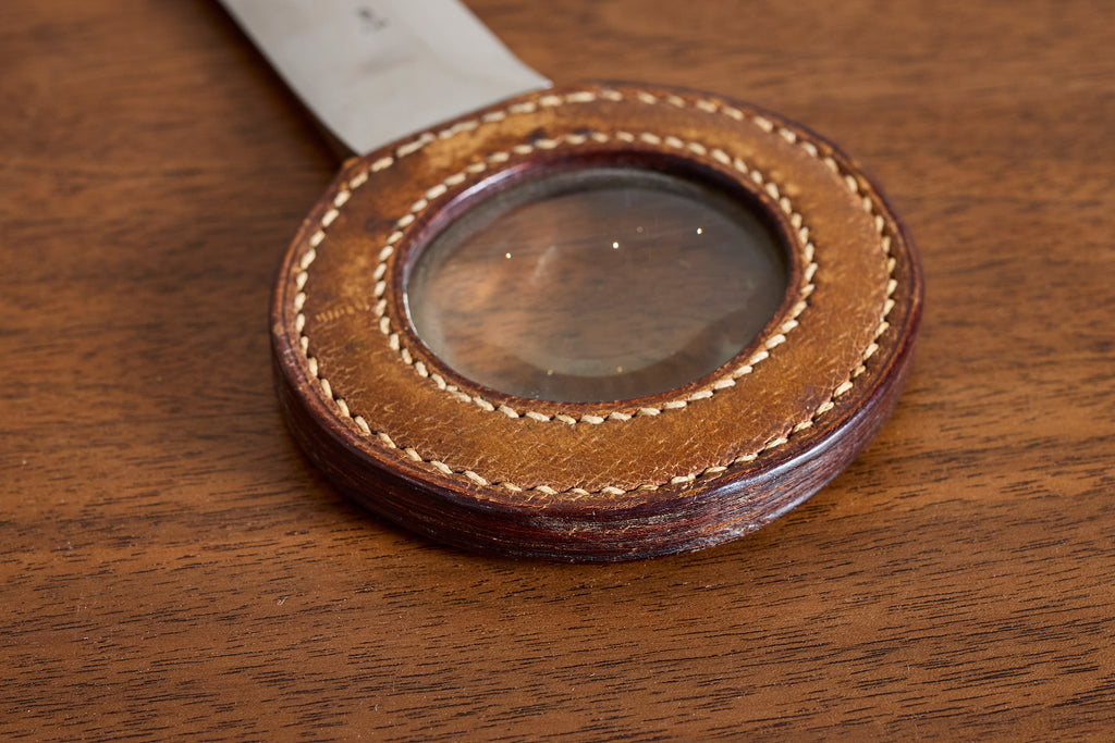 Jacques Adnet Style Leather Letter Opener