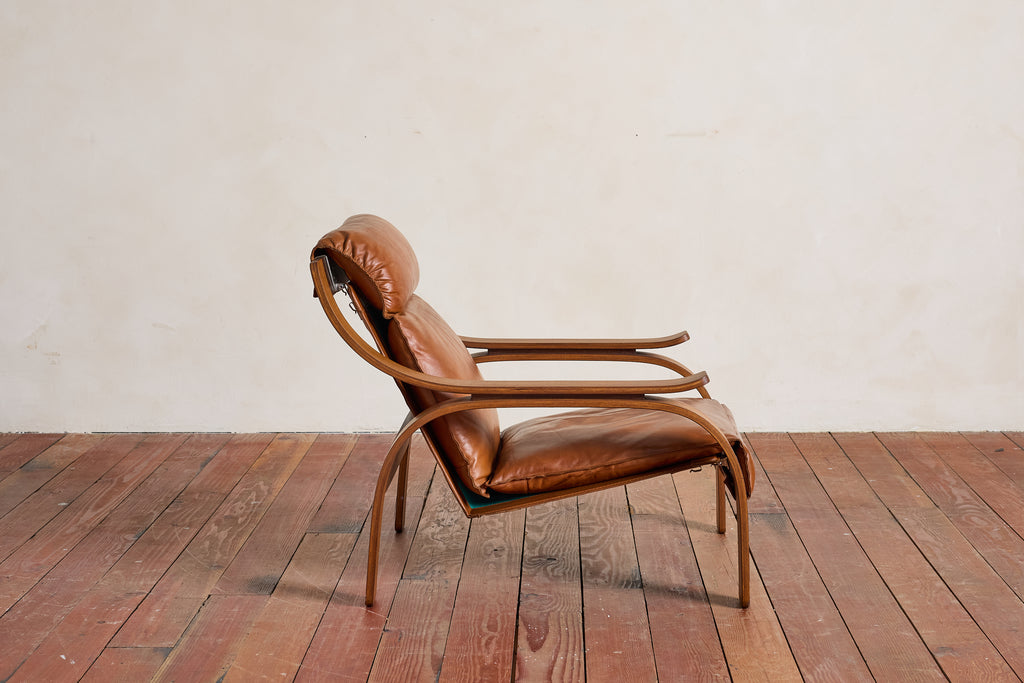 Pair of Marco Zanuso Leather Armchairs