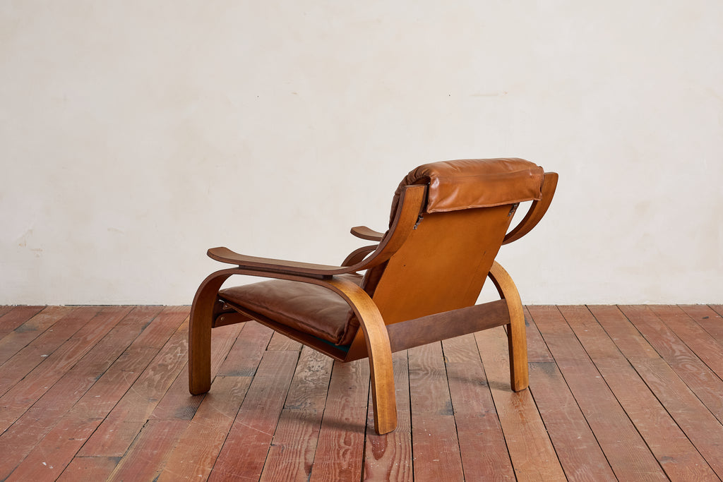 Pair of Marco Zanuso Leather Armchairs