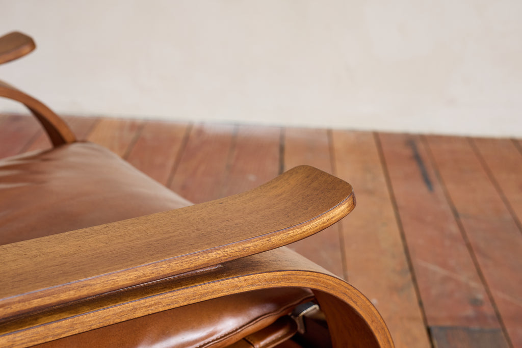 Pair of Marco Zanuso Leather Armchairs