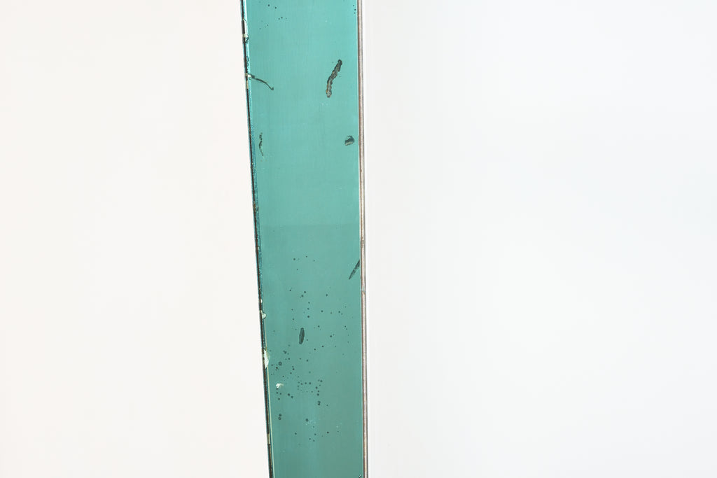 Large Cristal Art Floor Mirror - Light Blue