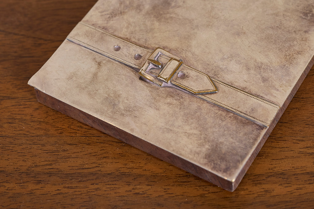 Maria Pergay Silver Buckle Box
