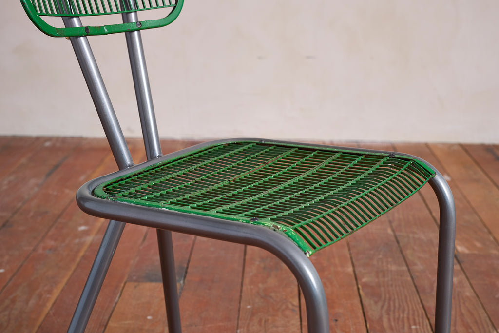Rene Malaval Perforated Chairs - set of 4