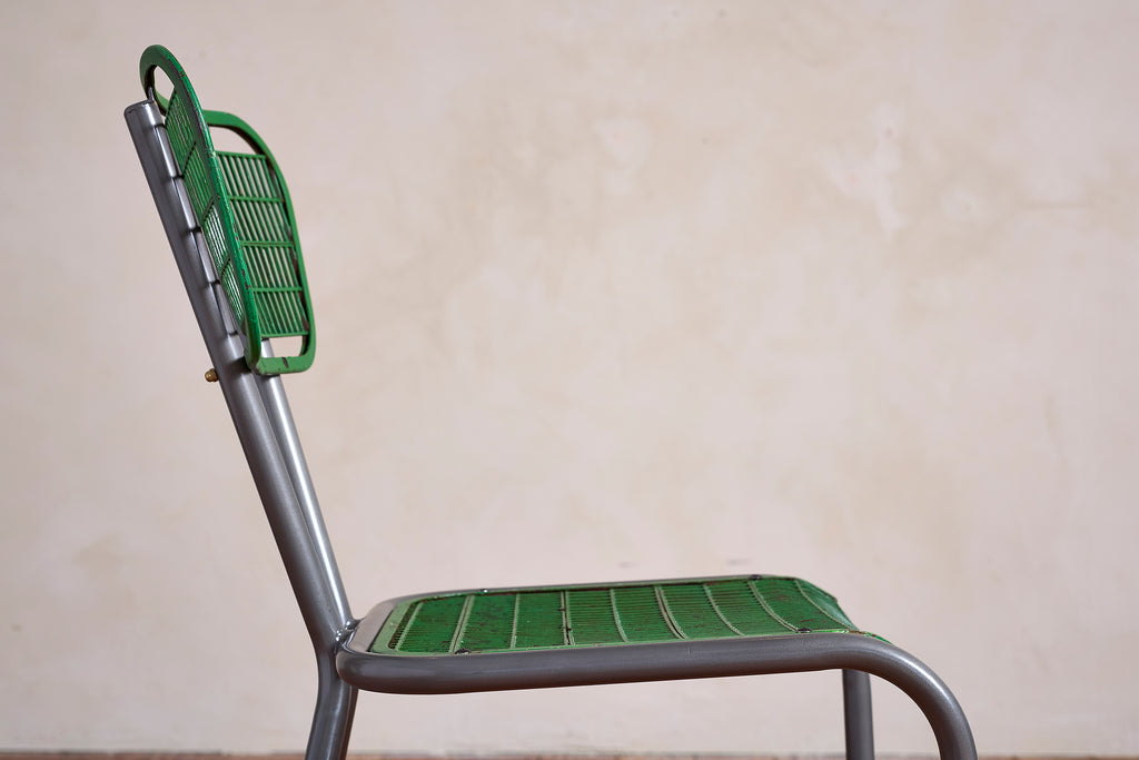 Rene Malaval Perforated Chairs - set of 4