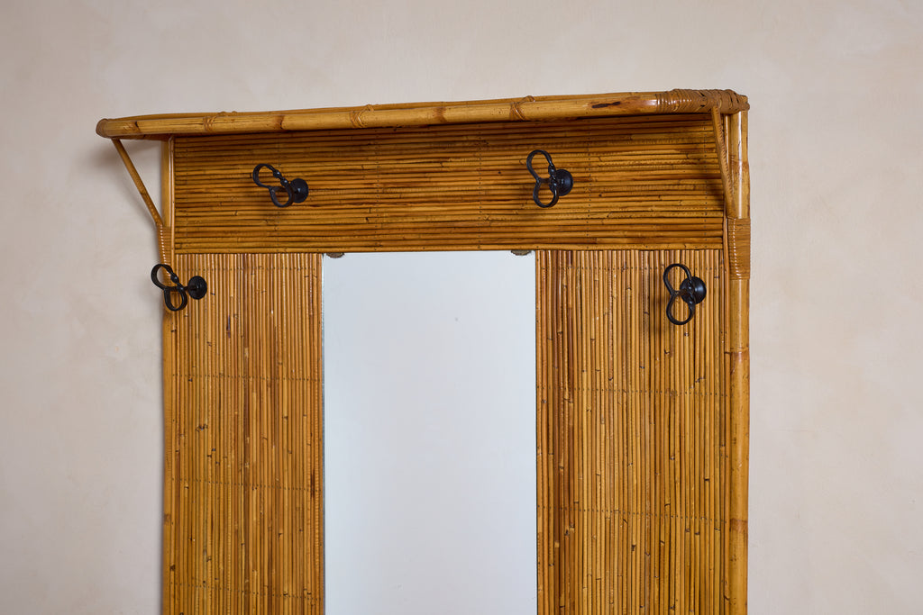 French Bamboo Coat Rack