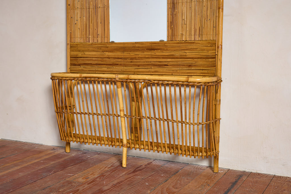 French Bamboo Coat Rack