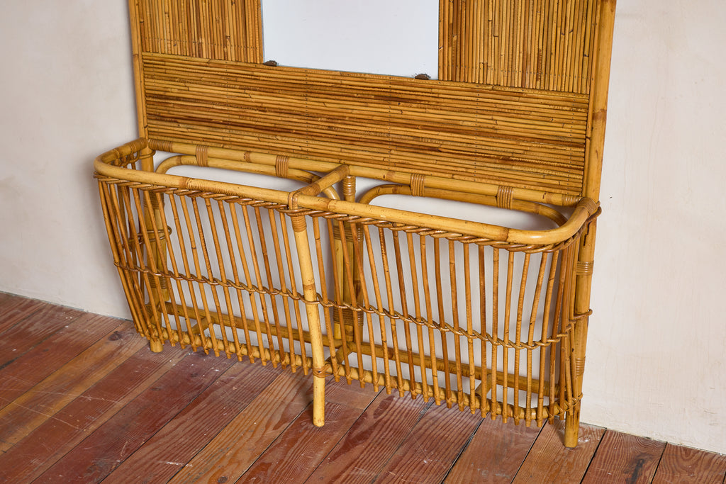 French Bamboo Coat Rack