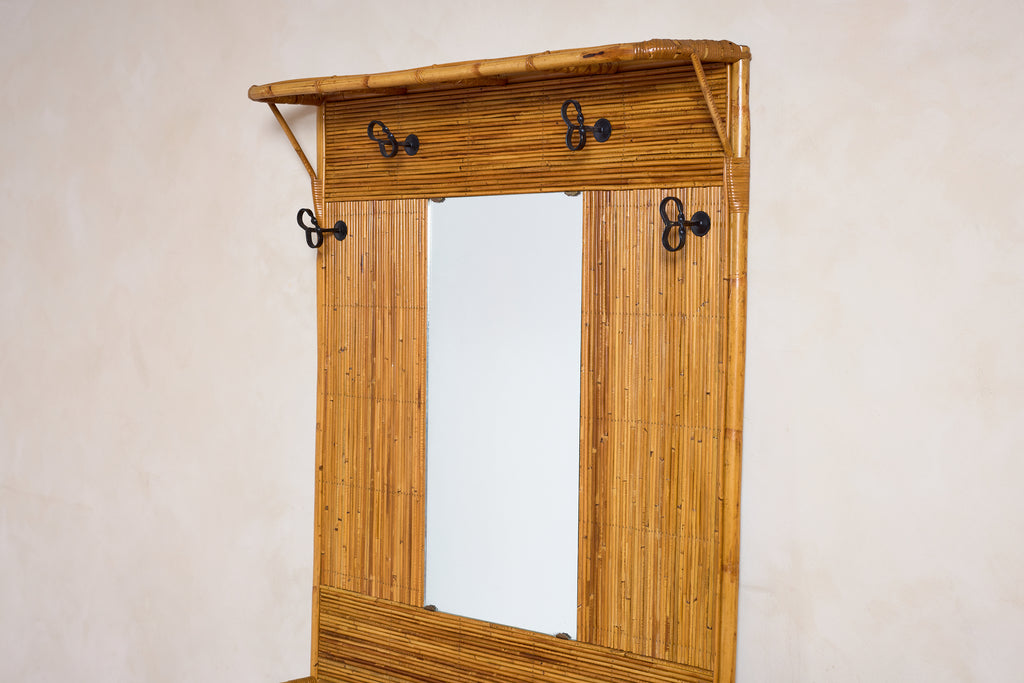 French Bamboo Coat Rack