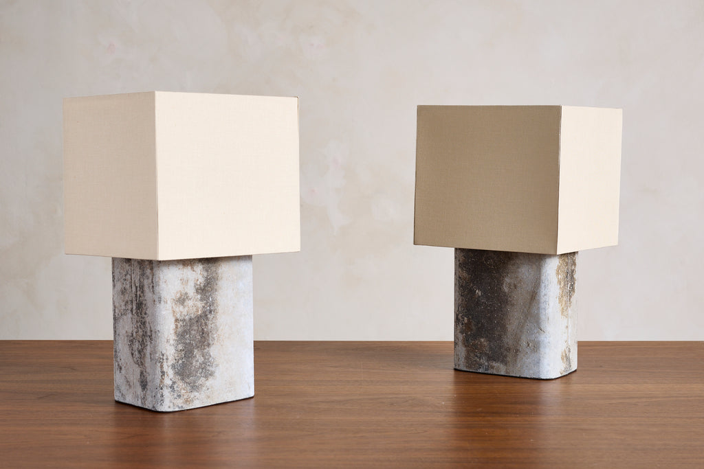 Pair of Willy Guhl Lamps with Patina