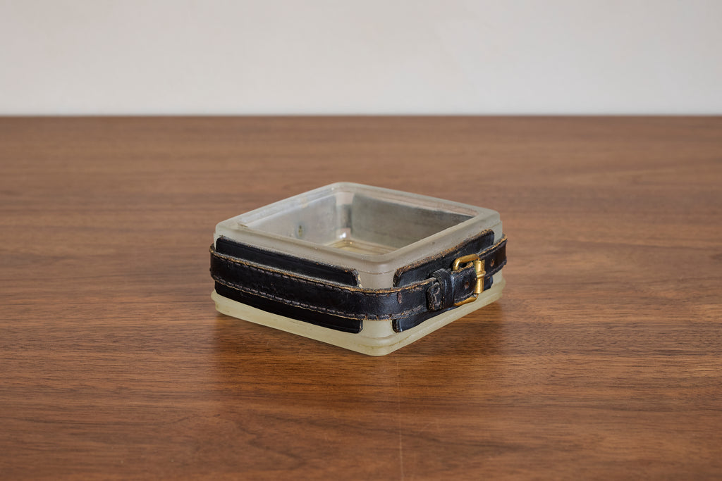 Jacques Adnet Leather Ashtray