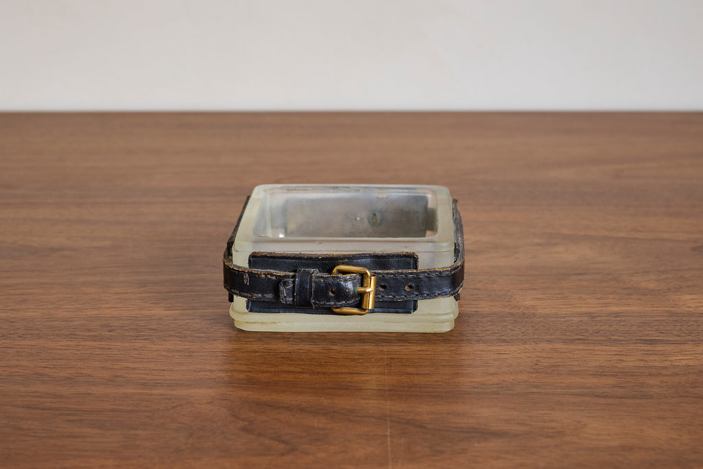 Jacques Adnet Leather Ashtray
