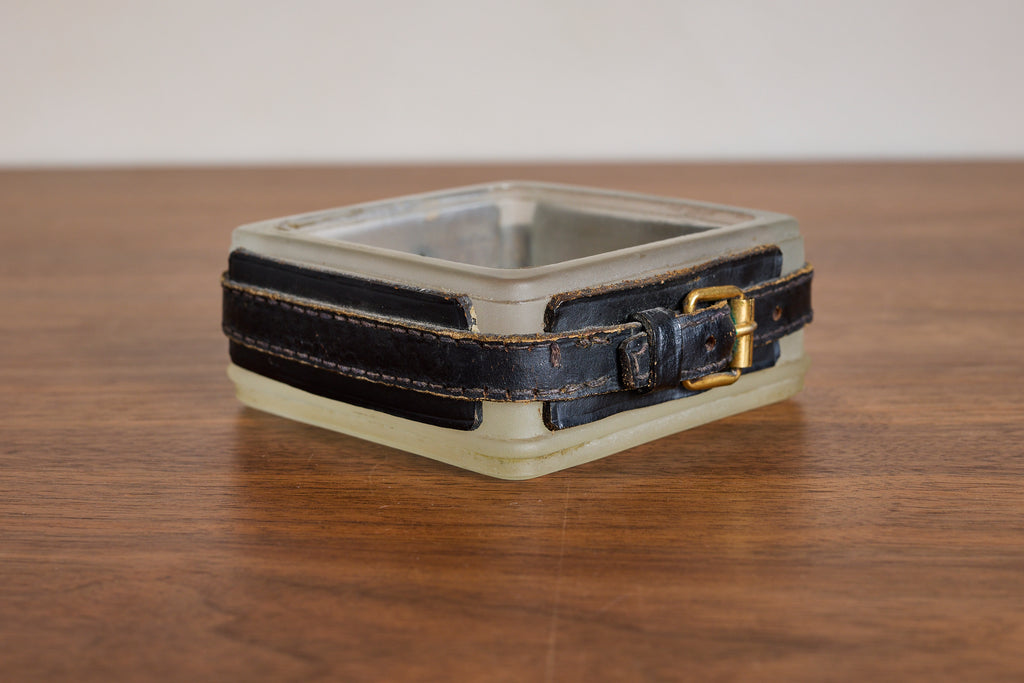 Jacques Adnet Leather Ashtray