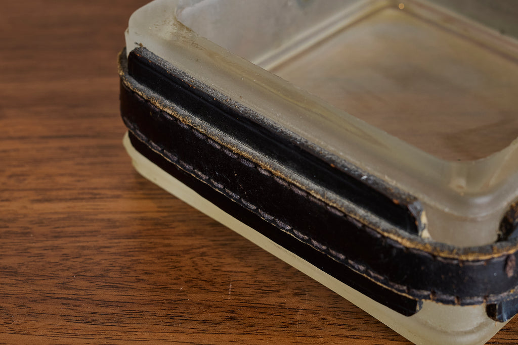 Jacques Adnet Leather Ashtray
