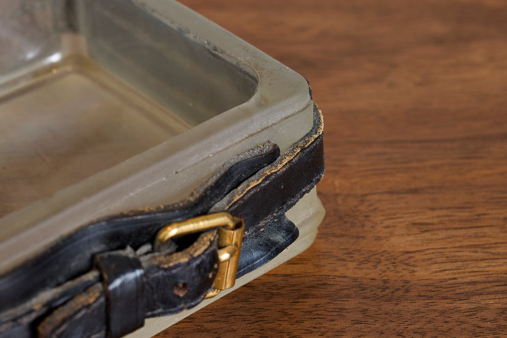 Jacques Adnet Leather Ashtray