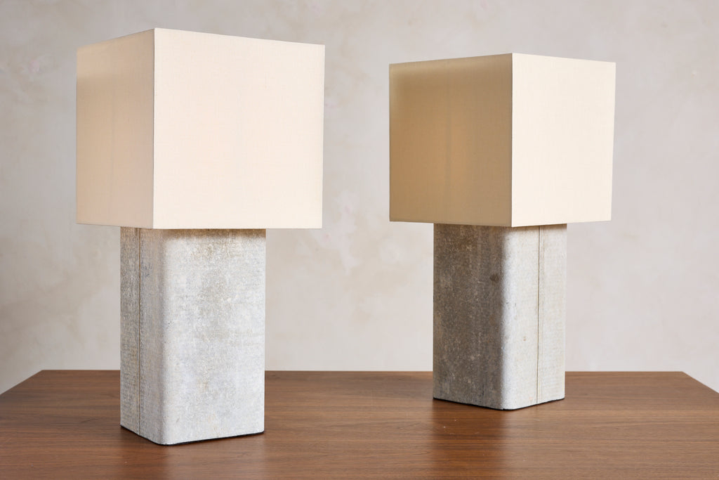 Pair of Tall Willy Guhl Lamps