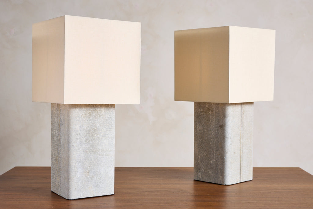 Pair of Tall Willy Guhl Lamps