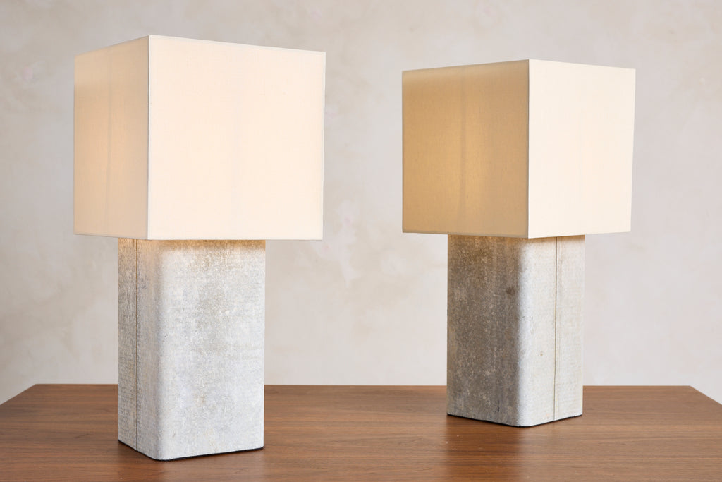 Pair of Tall Willy Guhl Lamps