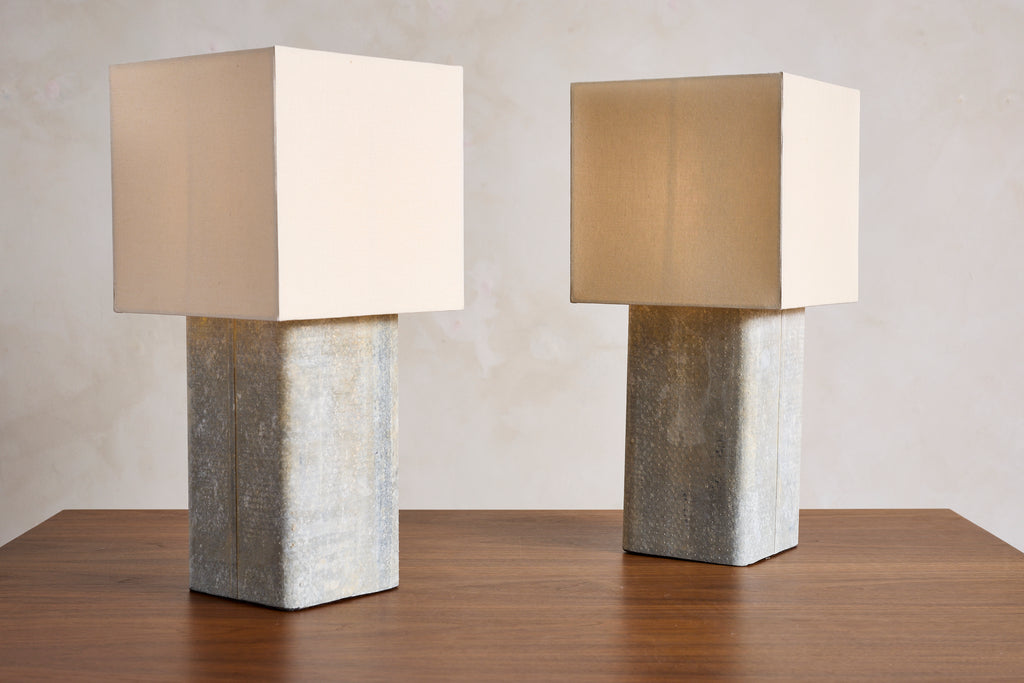 Pair of Tall Willy Guhl Lamps