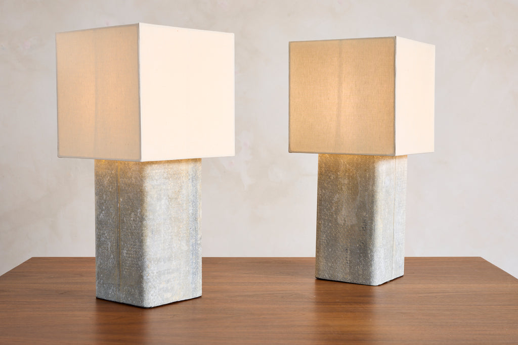 Pair of Tall Willy Guhl Lamps