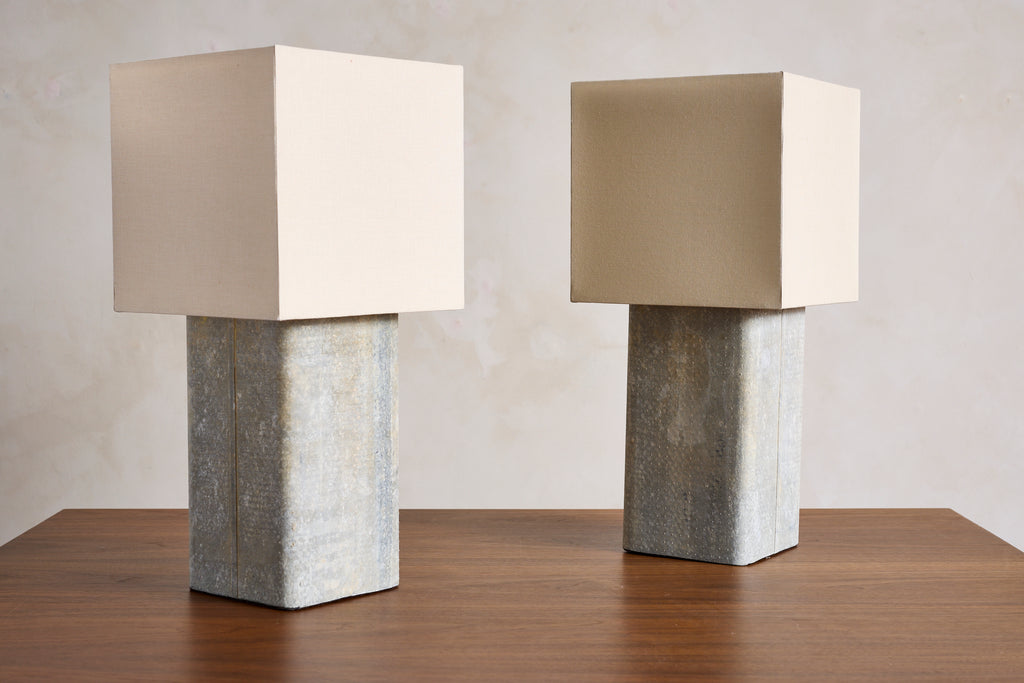 Pair of Tall Willy Guhl Lamps