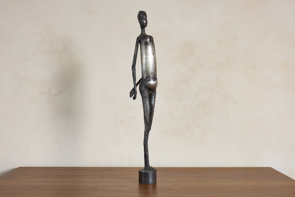 French Bronze Female Sculpture