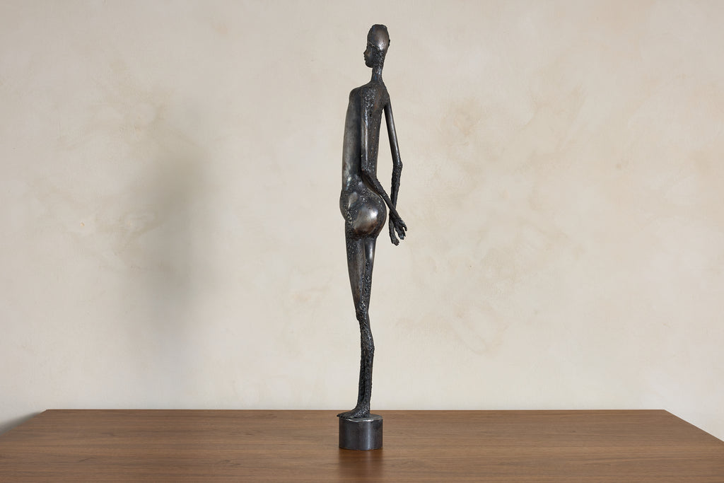 French Bronze Female Sculpture