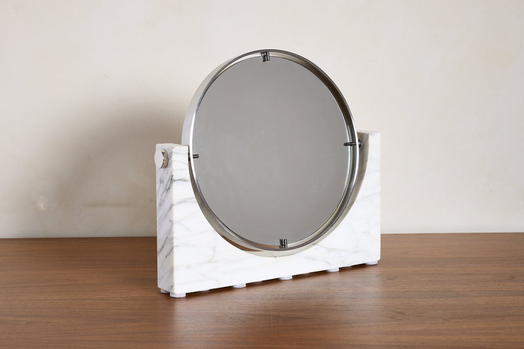 Marble Vanity Mirror by Angelo Mangiarotti