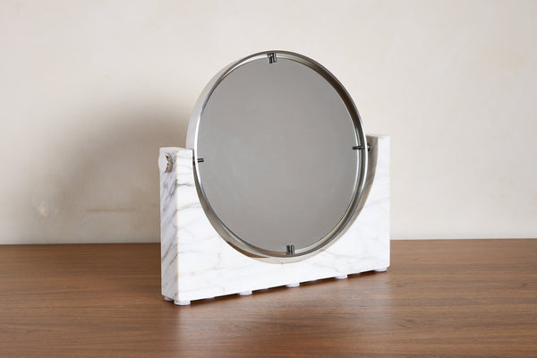 Marble Vanity Mirror by Angelo Mangiarotti