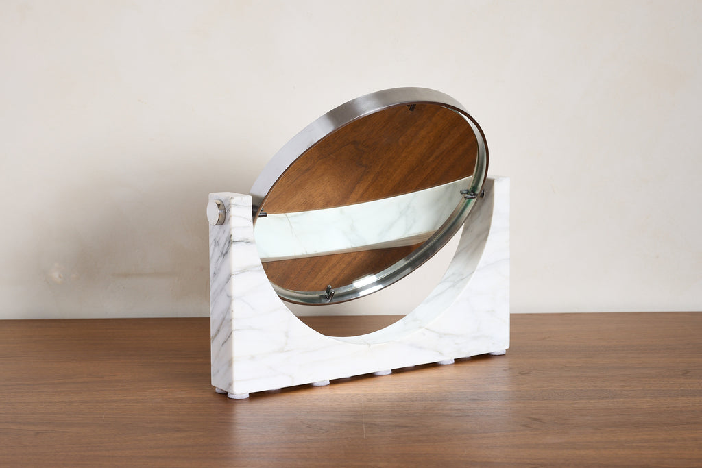 Marble Vanity Mirror by Angelo Mangiarotti