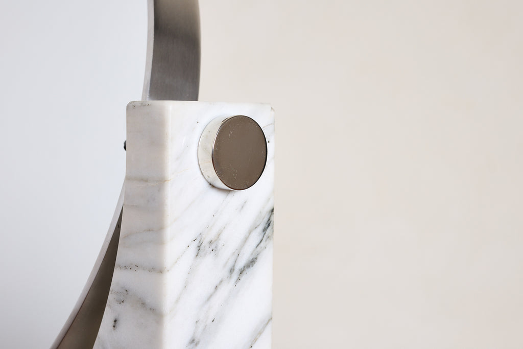 Marble Vanity Mirror by Angelo Mangiarotti