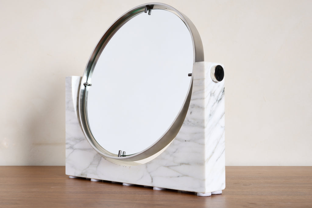 Marble Vanity Mirror by Angelo Mangiarotti