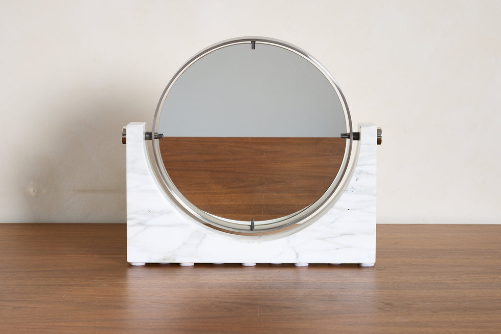 Marble Vanity Mirror by Angelo Mangiarotti