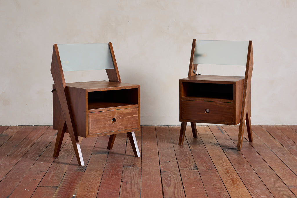 Pierre Jeanneret Illuminating Nightstands