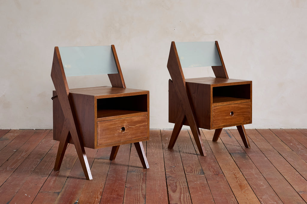 Pierre Jeanneret Illuminating Nightstands