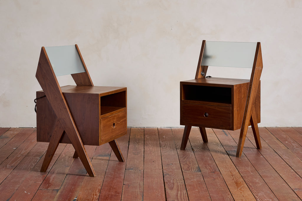 Pierre Jeanneret Illuminating Nightstands