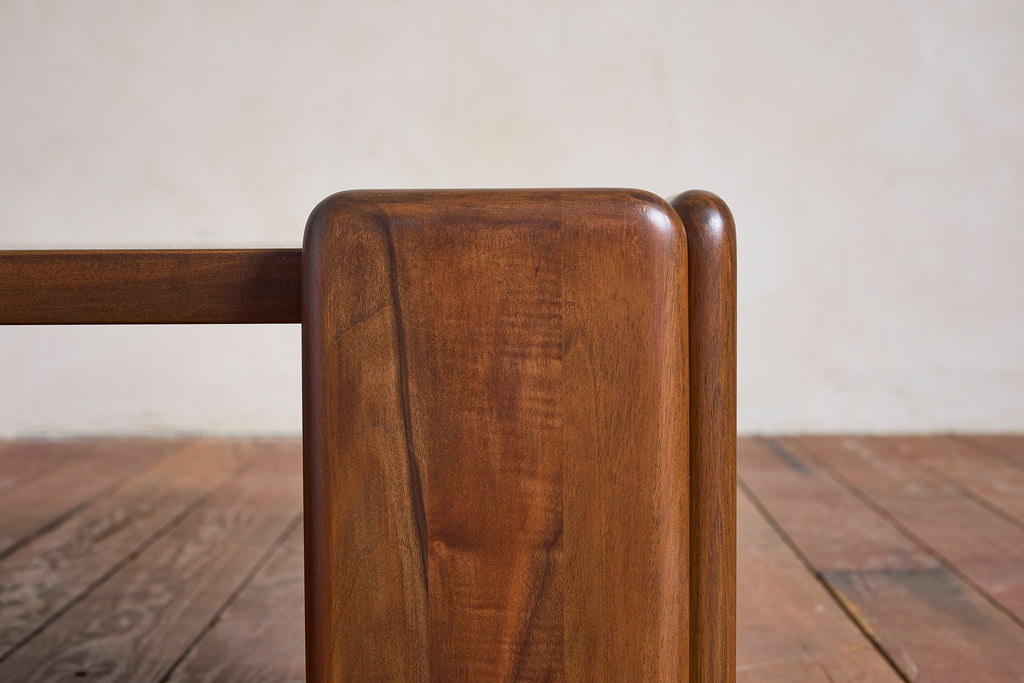 Italian Walnut Coffee Table by Mobil Girgi