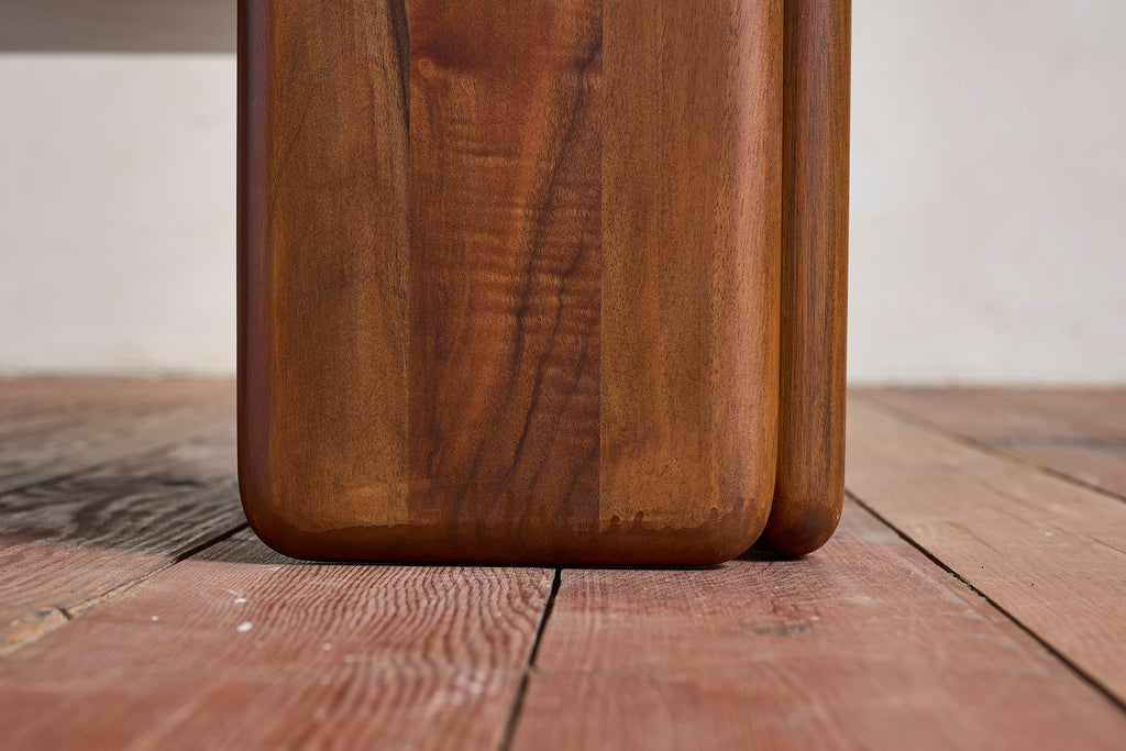 Italian Walnut Coffee Table by Mobil Girgi