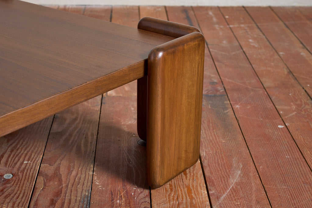Italian Walnut Coffee Table by Mobil Girgi